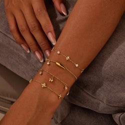 StellarDot 18K Star Bracelet - Elysian Bijoux