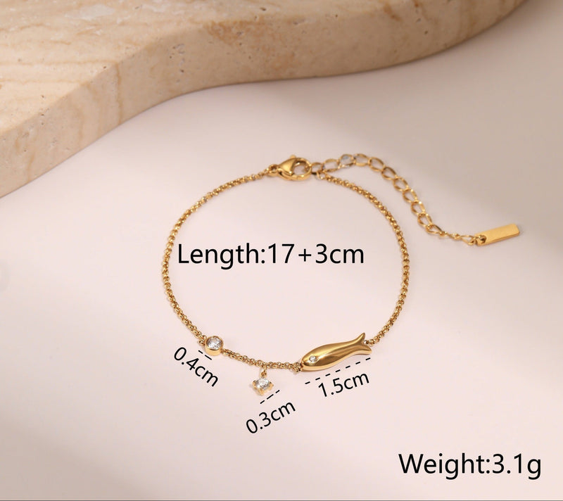 StellarDot 18K Star Bracelet - Elysian Bijoux