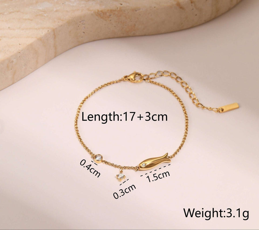 StellarDot 18K Star Bracelet - Elysian Bijoux