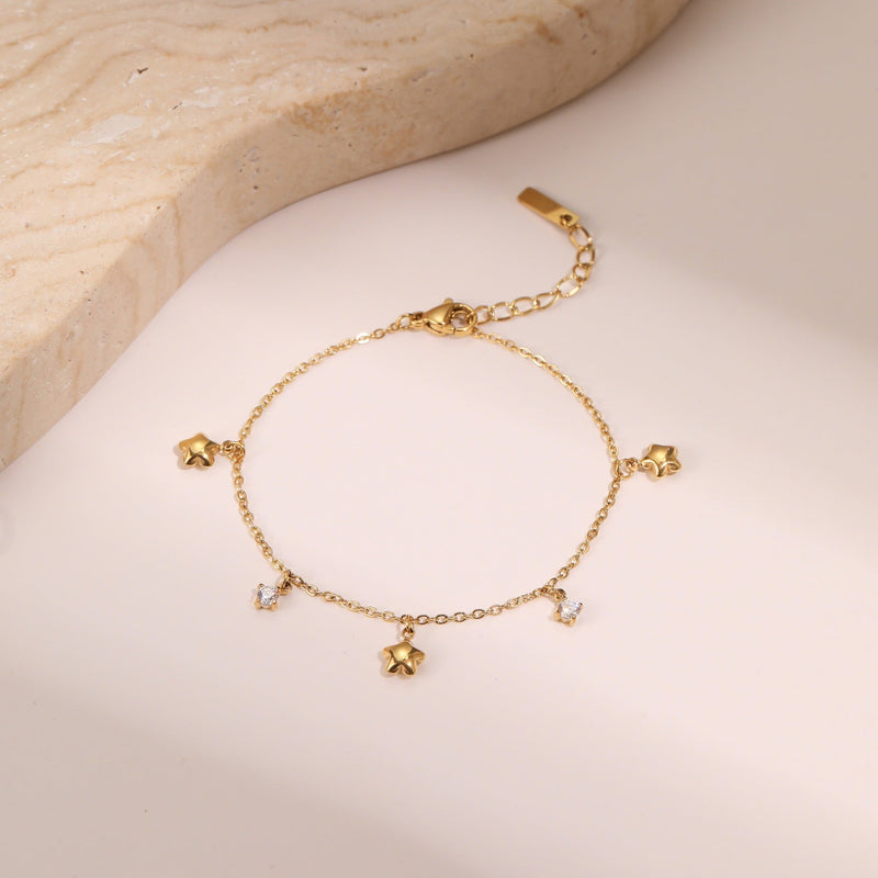 StellarDot 18K Star Bracelet - Elysian Bijoux