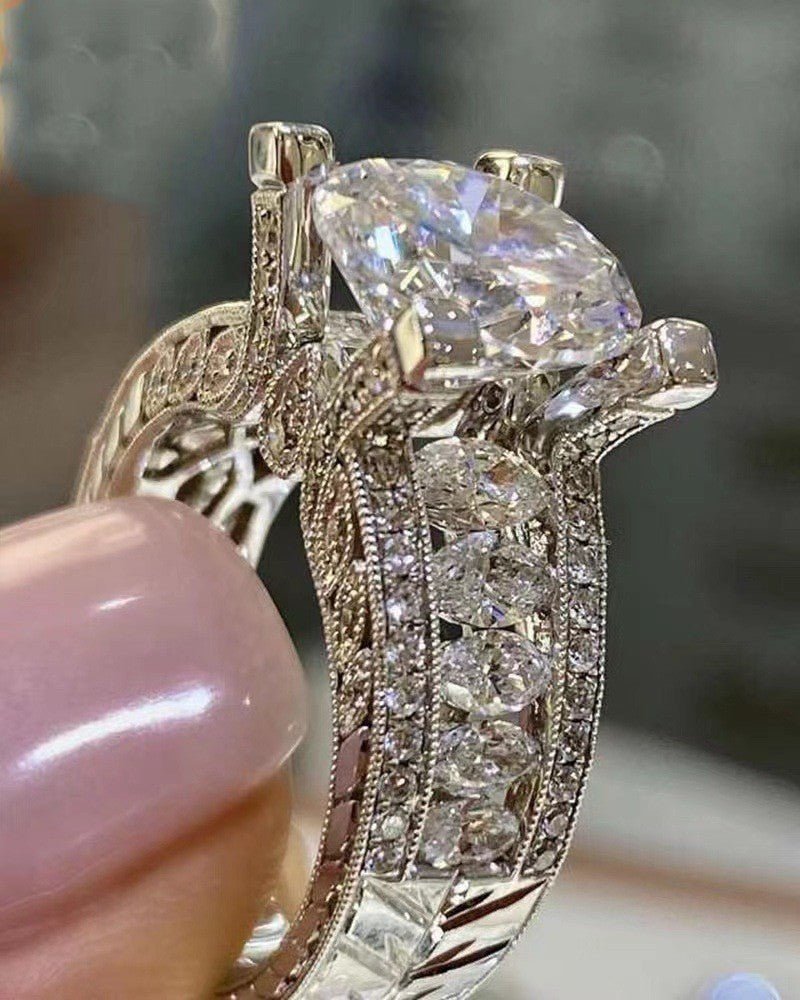 Sterling PureLine Engagement Ring - Elysian Bijoux