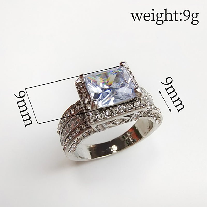 Sterling PureLine Engagement Ring - Elysian Bijoux
