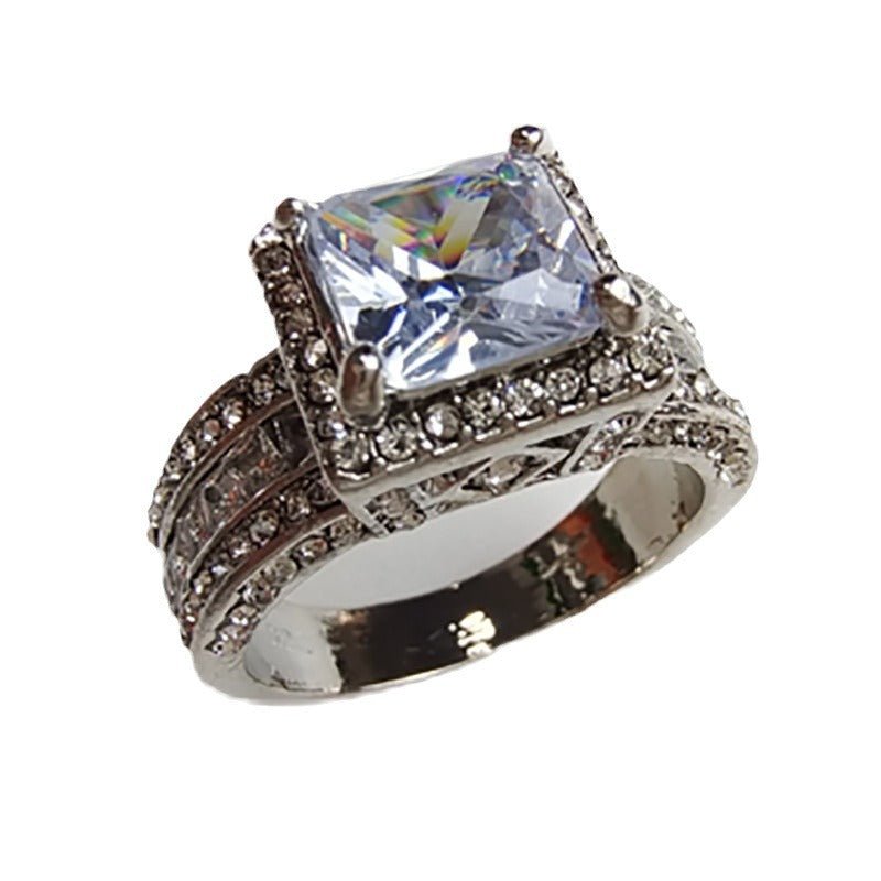 Sterling PureLine Engagement Ring - Elysian Bijoux