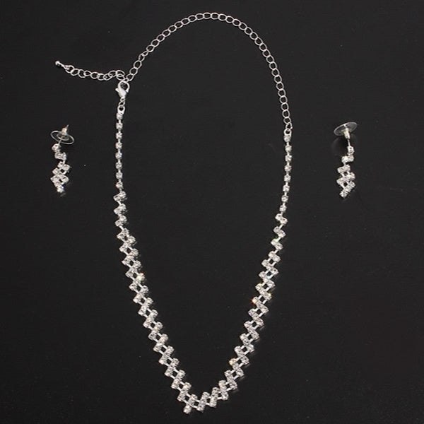 ViviBrill™ Bridal Rhinestone Jewelry Set - Elysian Bijoux