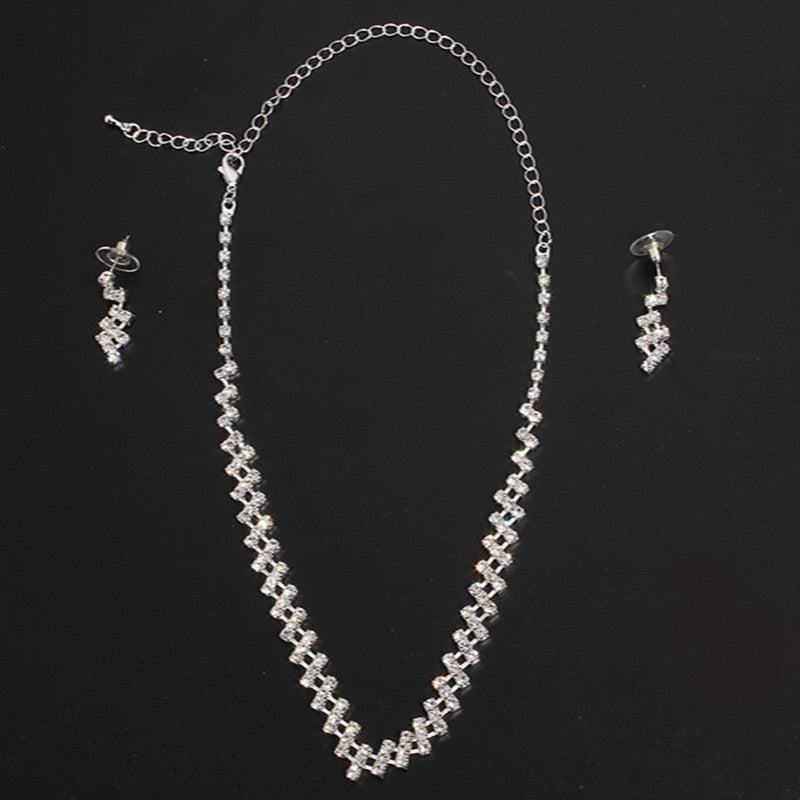 ViviBrill™ Bridal Rhinestone Jewelry Set - Elysian Bijoux