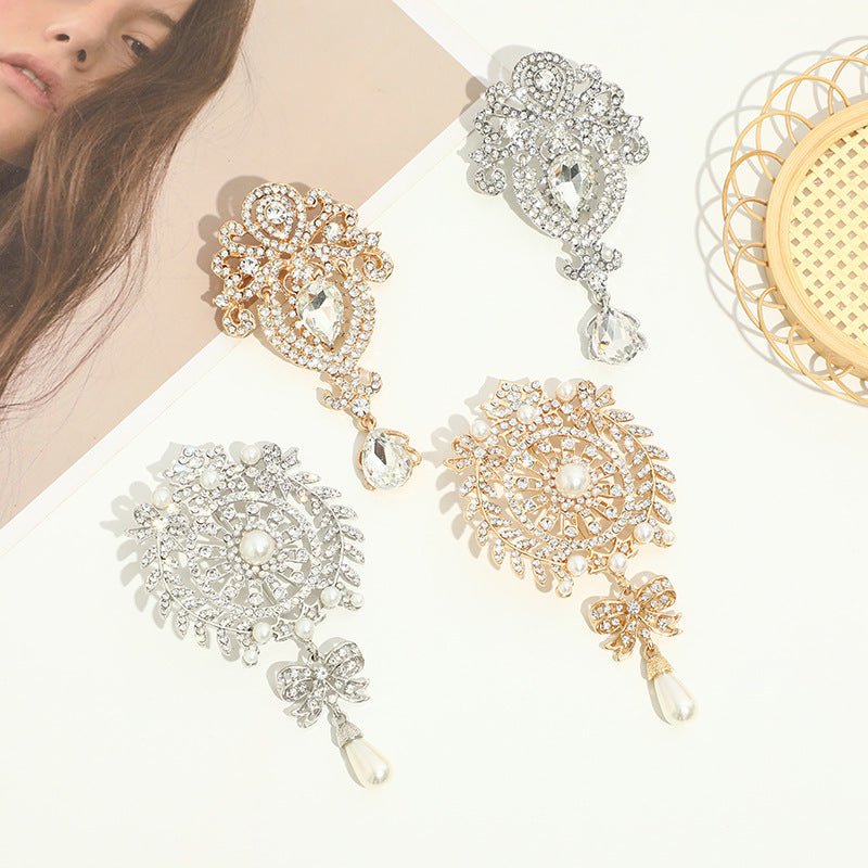 Water Drop Diamond Luxury Fashion Brooch - Elysian Bijoux