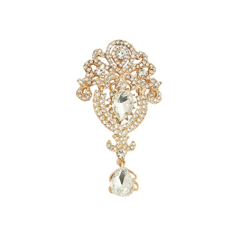 Water Drop Diamond Luxury Fashion Brooch - Elysian Bijoux