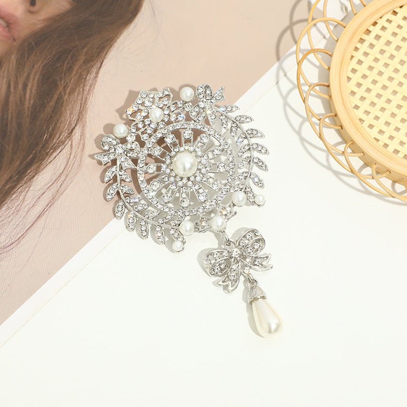 Water Drop Diamond Luxury Fashion Brooch - Elysian Bijoux