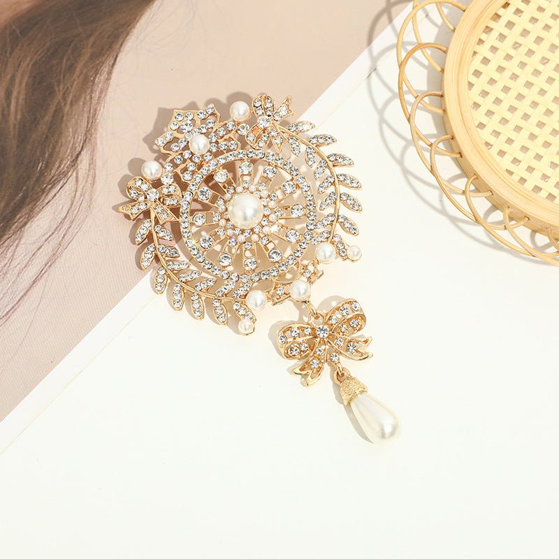 Water Drop Diamond Luxury Fashion Brooch - Elysian Bijoux
