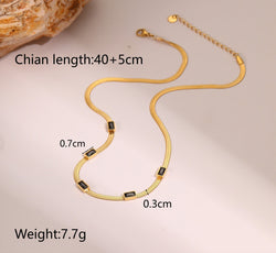 Zirca GeoSquare Pendant - Elysian Bijoux